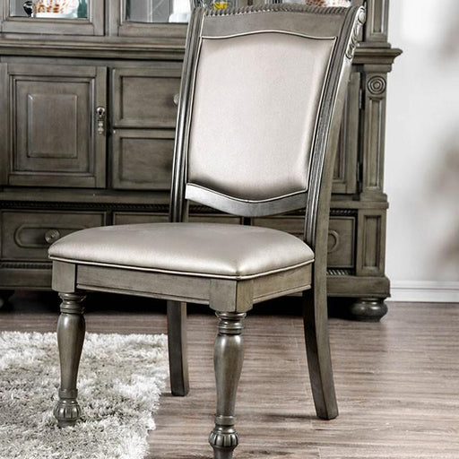 Alpena Gray Side Chair (2/CTN) - U&U Home Budget Furniture (Carteret, NJ)