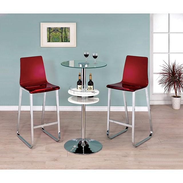 Xena Bar Chair (2/Box) - U&U Home Budget Furniture (Carteret, NJ)