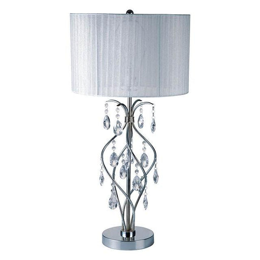 Xia White Table Lamp - U&U Home Budget Furniture (Carteret, NJ)