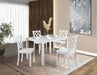 Yamhill 5 Pc. Dining Table Set - U&U Home Budget Furniture (Carteret, NJ)