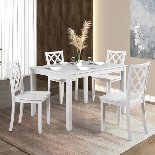 Yamhill 5 Pc. Dining Table Set - U&U Home Budget Furniture (Carteret, NJ)