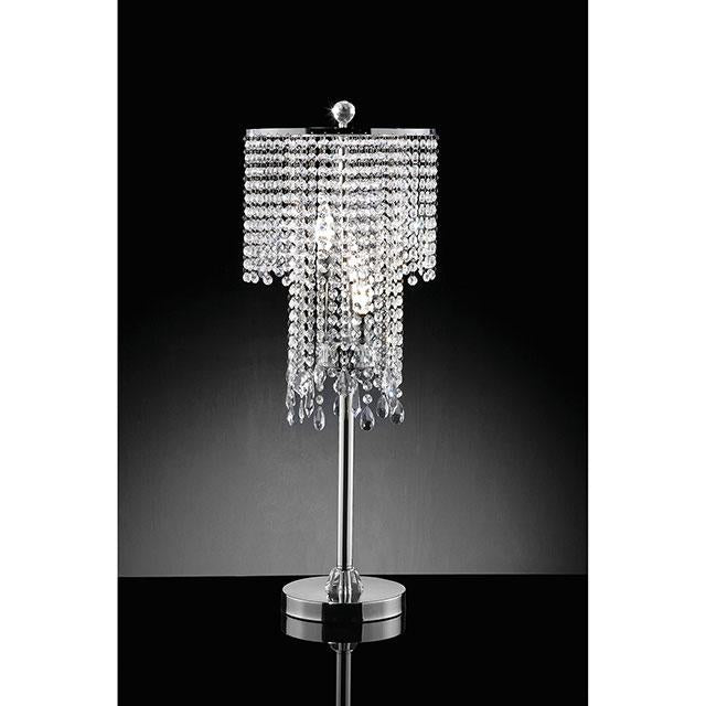 Alrai Clear 31 1/2"H Table Lamp - U&U Home Budget Furniture (Carteret, NJ)
