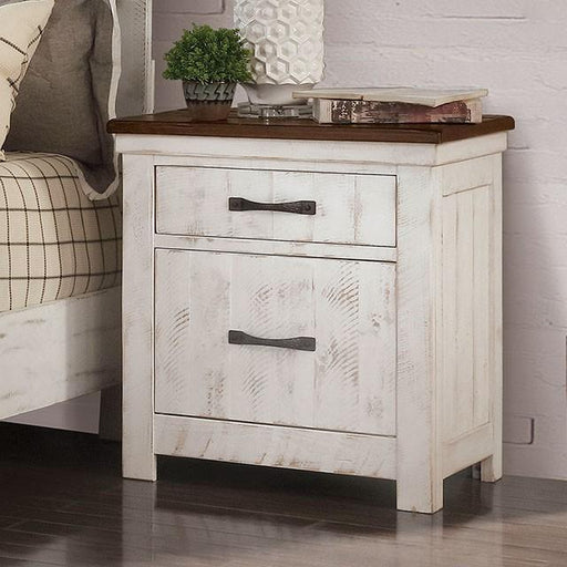 ALYSON Night Stand w/ USB Plug - U&U Home Budget Furniture (Carteret, NJ)