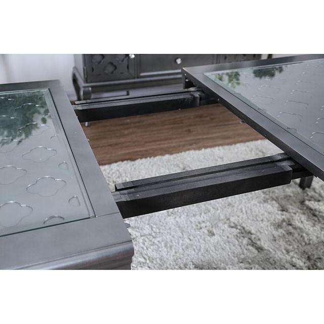 Amina Gray Dining Table - U&U Home Budget Furniture (Carteret, NJ)