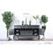 Amina Gray Server - U&U Home Budget Furniture (Carteret, NJ)