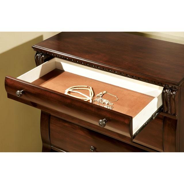 BURLEIGH Cherry Chest - U&U Home Budget Furniture (Carteret, NJ)