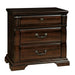BURLEIGH Cherry Night Stand - U&U Home Budget Furniture (Carteret, NJ)