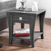Amity Gray End Table - U&U Home Budget Furniture (Carteret, NJ)