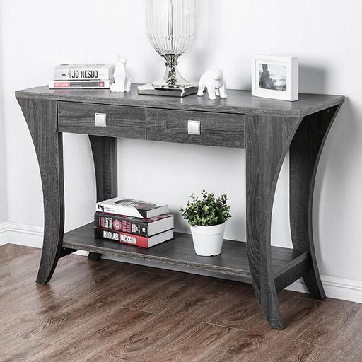 Amity Gray Sofa Table - U&U Home Budget Furniture (Carteret, NJ)
