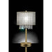 Ana Gold Ceiling, Floor & Table Lamp - U&U Home Budget Furniture (Carteret, NJ)