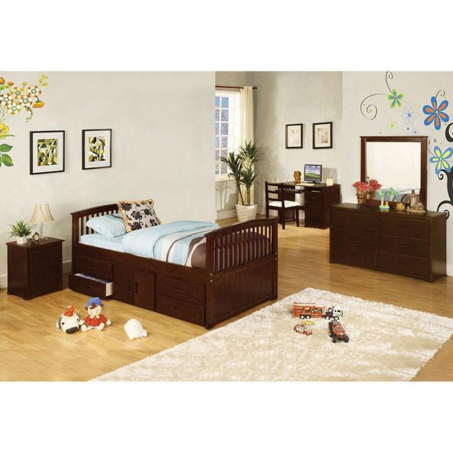 Caballero Captain Twin Bed - U&U Home Budget Furniture (Carteret, NJ)