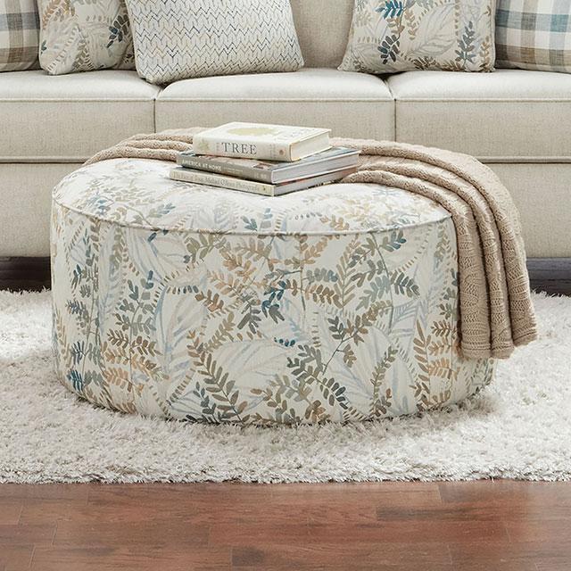 Cadigan Ottoman - U&U Home Budget Furniture (Carteret, NJ)