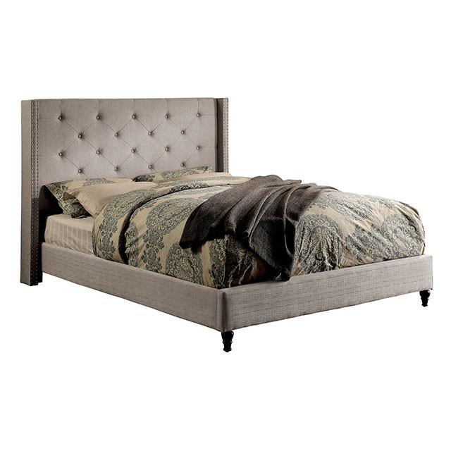 Anabelle Bed Blue & Gray - U&U Home Budget Furniture (Carteret, NJ)