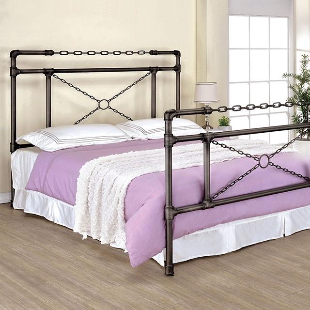 Anastasia Cal.King Bed - U&U Home Budget Furniture (Carteret, NJ)