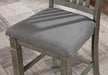 ANAYA Counter Ht. Chair (2/CTN), Gray/Lt. Gray - U&U Home Budget Furniture (Carteret, NJ)