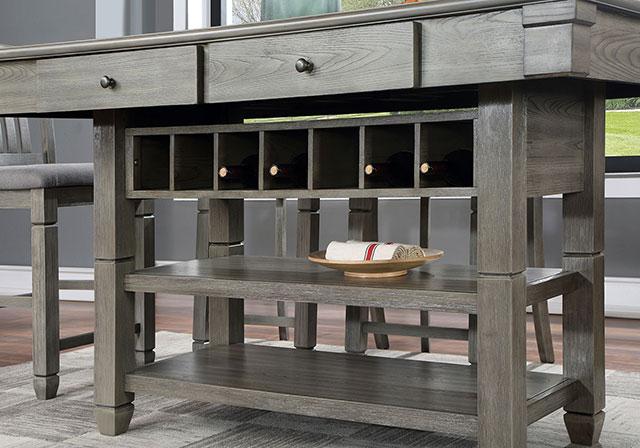 Anaya 7 Pc Counter Ht Table Set - U&U Home Budget Furniture (Carteret, NJ)