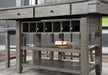 ANAYA Counter Ht. Table, Gray - U&U Home Budget Furniture (Carteret, NJ)
