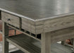 ANAYA Counter Ht. Table, Gray - U&U Home Budget Furniture (Carteret, NJ)