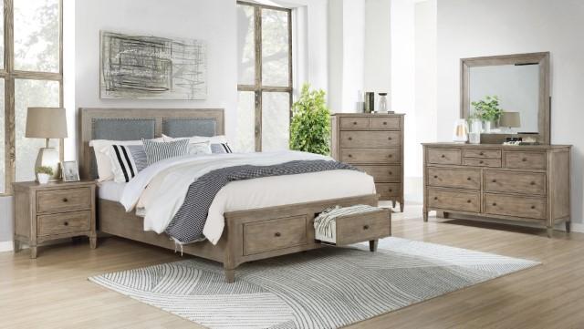 ANNEKE Cal.King Bed - U&U Home Budget Furniture (Carteret, NJ)