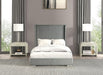 Cadwell Bed Black, Grey, Pink & White - U&U Home Budget Furniture (Carteret, NJ)