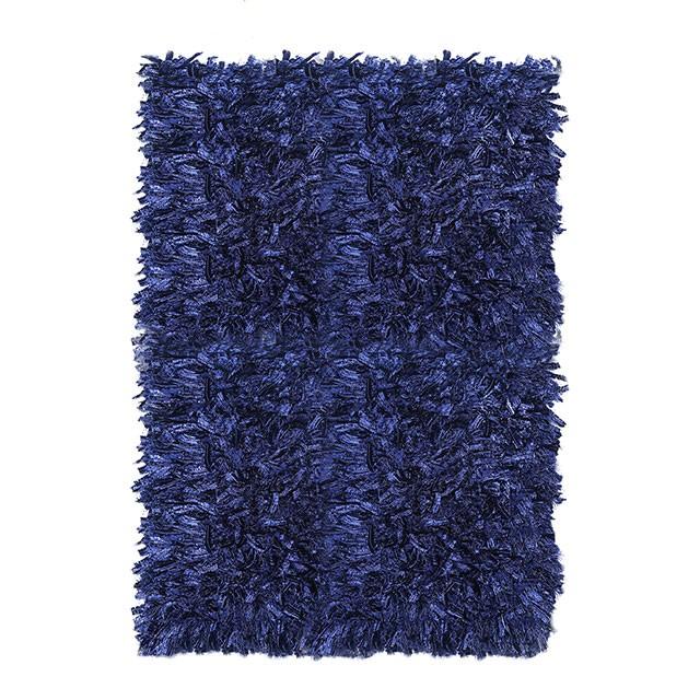 Annmarie Navy 5' X 8' Area Rug - U&U Home Budget Furniture (Carteret, NJ)