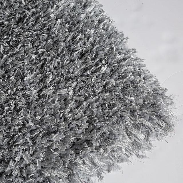 Annmarie Silver 5' X 8' Area Rug - U&U Home Budget Furniture (Carteret, NJ)