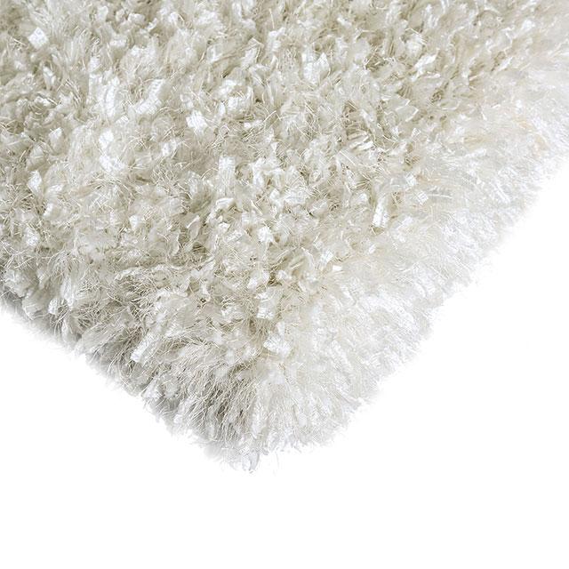 Annmarie White 5' X 8' Area Rug - U&U Home Budget Furniture (Carteret, NJ)