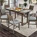 Anton 7 Pc Counter Ht Table Set - U&U Home Budget Furniture (Carteret, NJ)