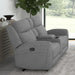 Antonius Manual Recliner Loveseat w/ Console - U&U Home Budget Furniture (Carteret, NJ)