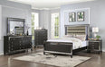 CALANDRIA Mirror w/ LED, Gray - U&U Home Budget Furniture (Carteret, NJ)