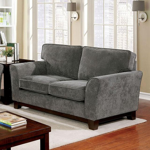Caldicot Gray Love Seat - U&U Home Budget Furniture (Carteret, NJ)
