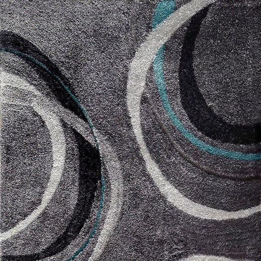 Caledon Gray 5' X 7' Area Rug - U&U Home Budget Furniture (Carteret, NJ)