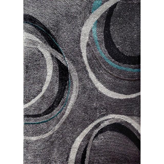 Caledon Gray 5' X 7' Area Rug - U&U Home Budget Furniture (Carteret, NJ)