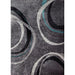 Caledon Gray 5' X 7' Area Rug - U&U Home Budget Furniture (Carteret, NJ)