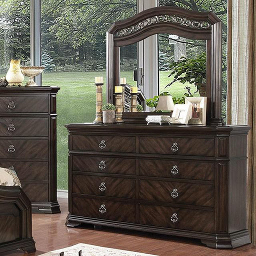 Calliope Espresso Dresser - U&U Home Budget Furniture (Carteret, NJ)