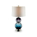 Camila Purple/Blue 27.5"H Glass Table Lamp - U&U Home Budget Furniture (Carteret, NJ)