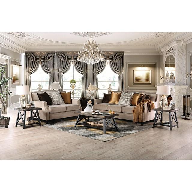 Camilla Love Seat - U&U Home Budget Furniture (Carteret, NJ)