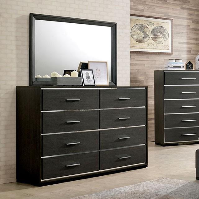 Camryn Warm Gray Dresser - U&U Home Budget Furniture (Carteret, NJ)