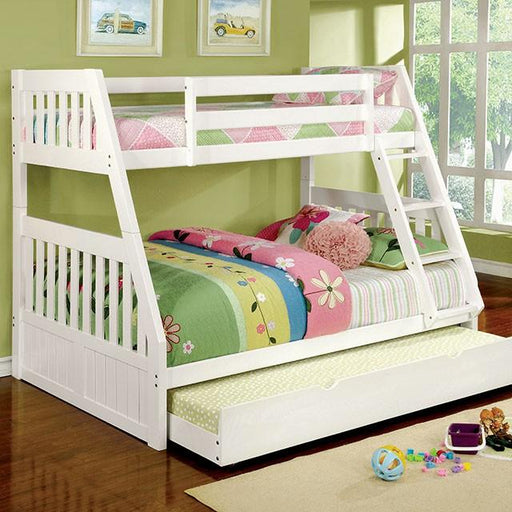 Canberra Twin/Full Bunk Bed - U&U Home Budget Furniture (Carteret, NJ)