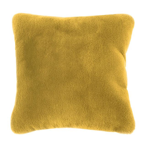 CAPARICA 20" X 20" Pillow, Gold - U&U Home Budget Furniture (Carteret, NJ)