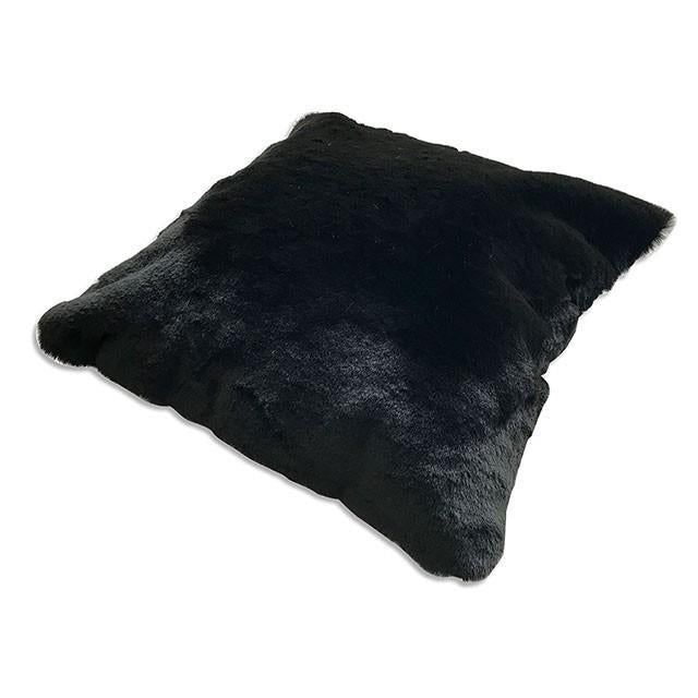 Caparica Black 20" X 20" Pillow, Black - U&U Home Budget Furniture (Carteret, NJ)