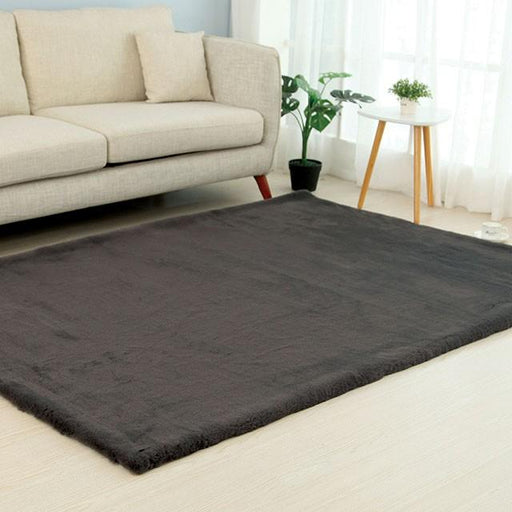 Caparica Charcoal 5' X 7' Area Rug - U&U Home Budget Furniture (Carteret, NJ)
