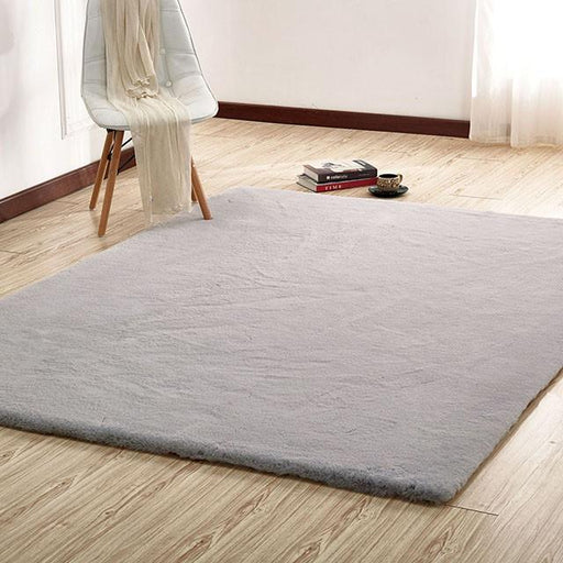 Caparica Silver 5' X 7' Area Rug - U&U Home Budget Furniture (Carteret, NJ)