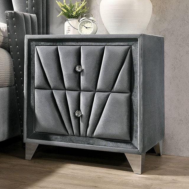 CARISSA Night Stand - U&U Home Budget Furniture (Carteret, NJ)