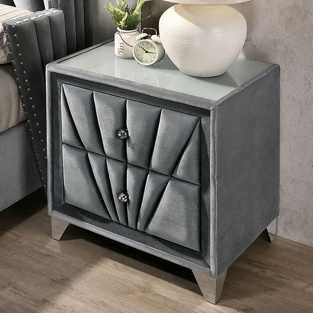 CARISSA Night Stand - U&U Home Budget Furniture (Carteret, NJ)