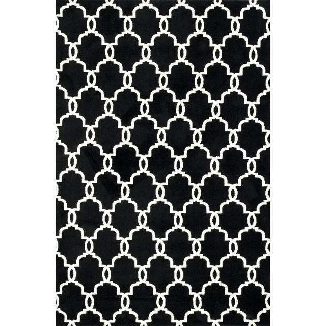 Carla Medium Rug Onyx - U&U Home Budget Furniture (Carteret, NJ)