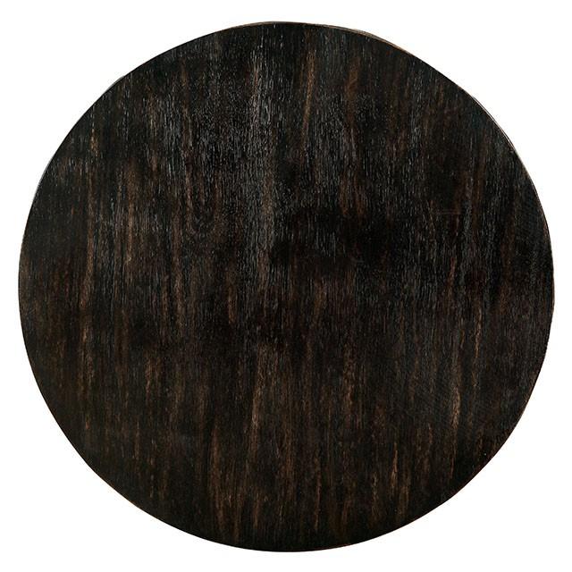 Carrie Antique Black Coffee Table - U&U Home Budget Furniture (Carteret, NJ)