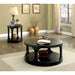 Carrie Antique Black Coffee Table - U&U Home Budget Furniture (Carteret, NJ)
