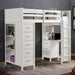 CASSIDY Twin Loft Bed w/ Drawers - U&U Home Budget Furniture (Carteret, NJ)