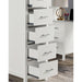 CASSIDY Twin Loft Bed w/ Drawers - U&U Home Budget Furniture (Carteret, NJ)